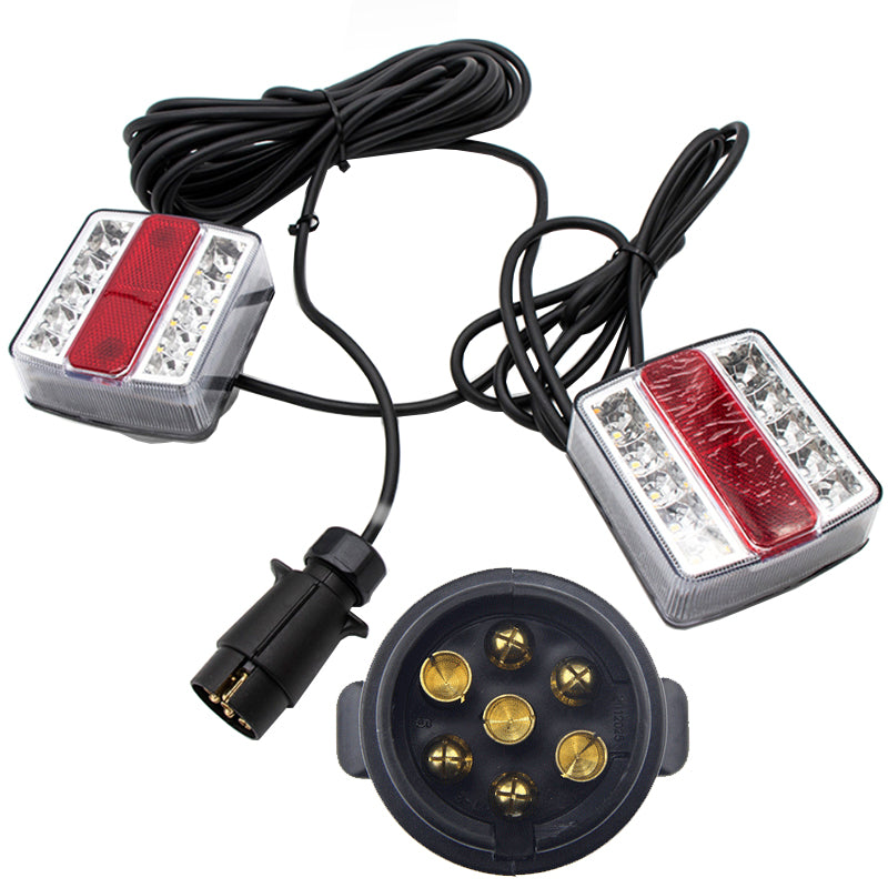 European Standard Seven-core Trailer Power Plug Socket European Style 7-pin Trailer Pickup Truck RV Adapter Connector