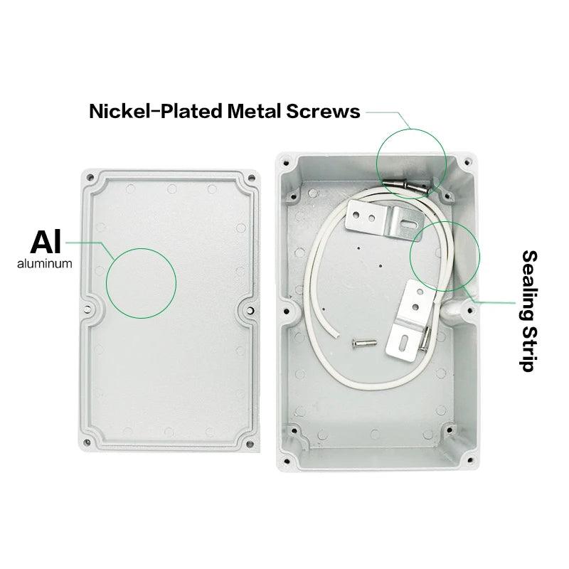 Explosion-proof Waterproof Aluminum Enclosure Box Electronic ip68 Project Instrument Case Project Box Outdoor Junction Housing