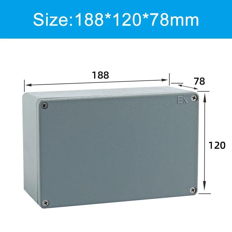 Explosion-proof Waterproof Aluminum Enclosure IP67 Project Instrument Boxes Outdoor Junction Box