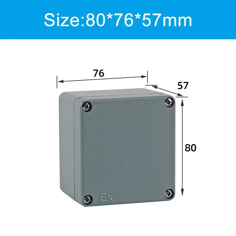 Explosion-proof Waterproof Aluminum Enclosure IP67 Project Instrument Boxes Outdoor Junction Box