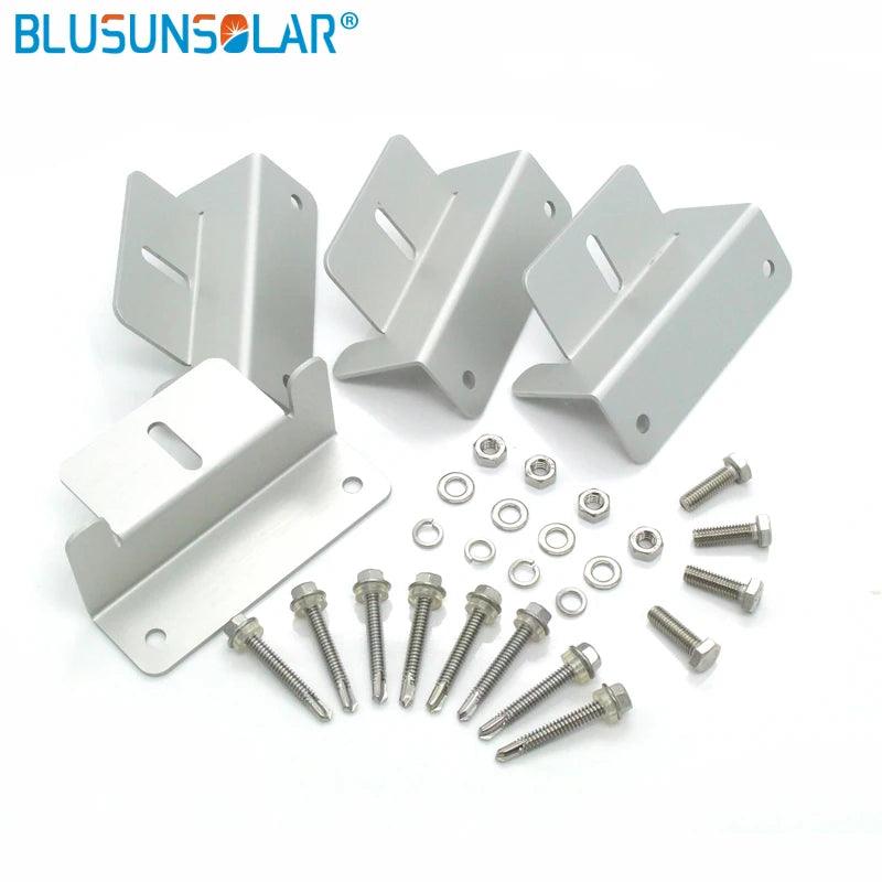 Free Shipping High Quality Z-type Aluminum Solar Panel Roof Mounting Bracket for Carvan Roof ZJ0218