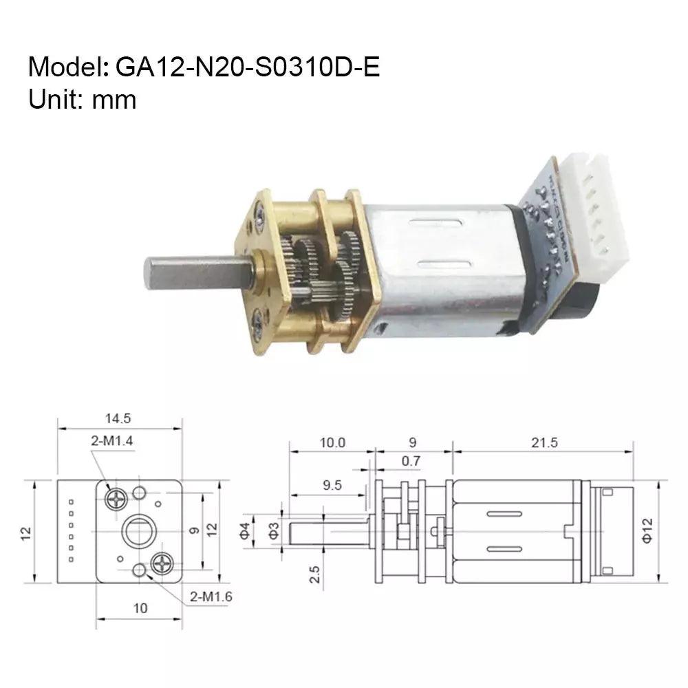 dc motor with encoder.n20 motor encoder 3v