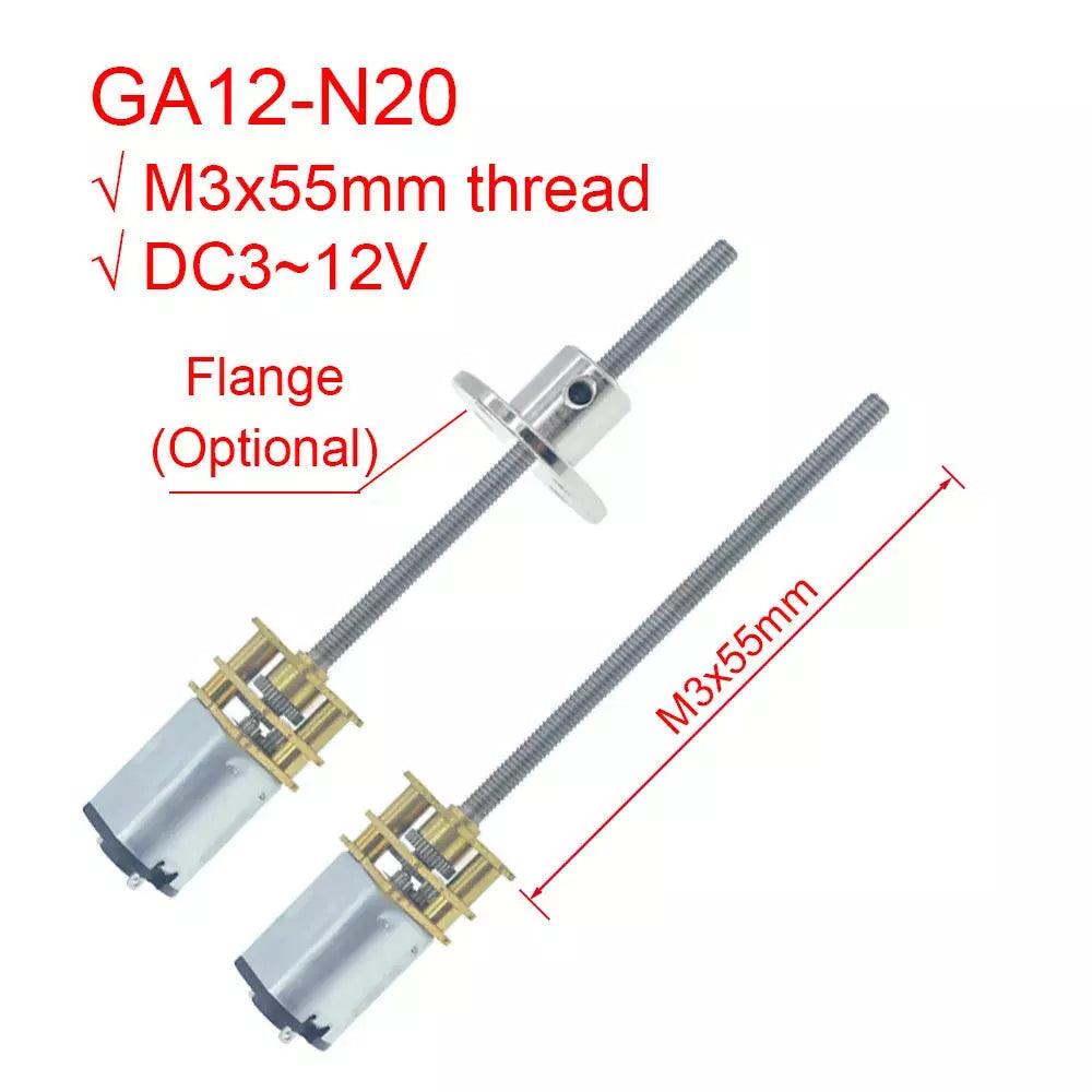 m3 thread dc motor,dc motor ga12 n20