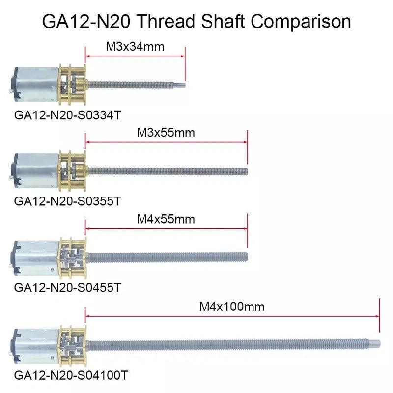 55mm thread dc motor