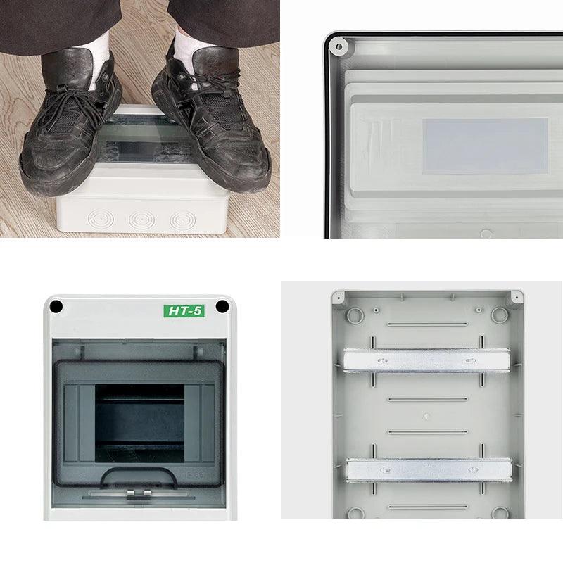 HT-5/8/12/15/18/24 plastic distribution box waterproof MCB box panel installation distribution box waterproof junction box