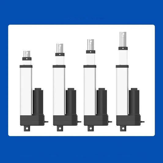 3-stage linear actuator, silent electric push rod, 12V/24V DC linear motor, low noise telescopic actuator, 300N high thrust linear motor, IP54 waterproof actuator, industrial grade linear actuator, reciprocating motion motor, trapezoidal screw linear actuator, custom stroke electric push rod, furniture lift actuator, home automation linear motor, quiet industrial actuator