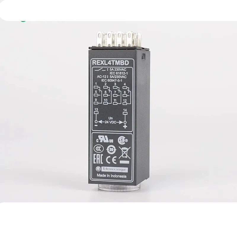 Schneider REXL Time Relay, REXL4TMBD, Relay with LED Indicator, Adjustable Timing Relay