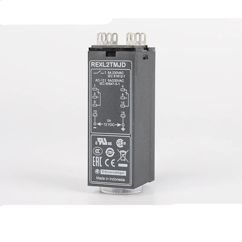 Schneider REXL Time Relay, REXL2TMJD, Relay with LED Indicator, Adjustable Timing Relay
