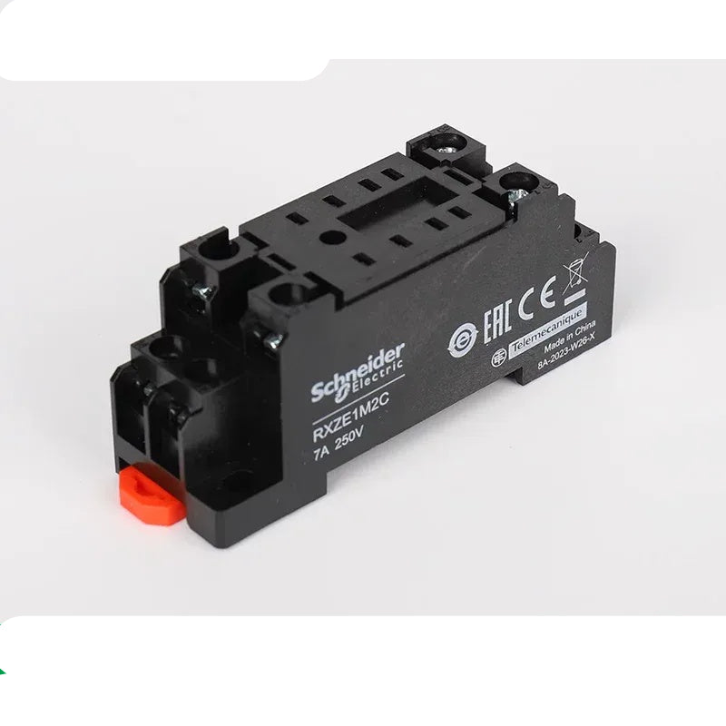 Schneider REXL Time Relay, REXE1M2C, Relay with LED Indicator, Adjustable Timing Relay BASE