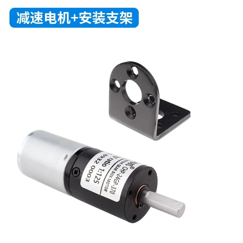 planetary gear dc motor, 24GP-370 motor, 370 dc motor, 24v dc motor, 12v dc motor, high torque dc motor, metal gear motor+mounting bracket