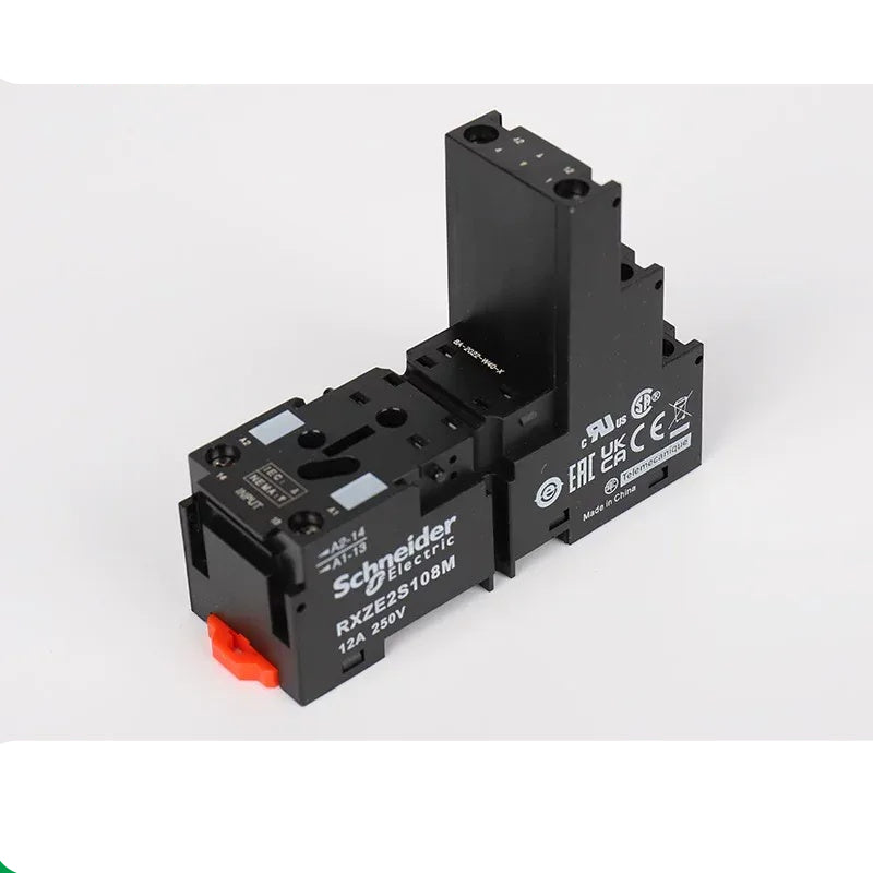 Schneider REXL Time Relay, RXZE2S108M, Relay with LED Indicator, Adjustable Timing Relay BASE