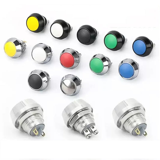 12mm spherical head button,big dome momentary switch,colorful top metal button,screw foot push button,pin terminal switch,silver contact button,ip65 waterproof metal button,1NO momentary switch,1NO1NC metal button,oxidized black button,nickel?€?plated brass button,power start button,point?€?to?€?point control key,compact industrial button,2A rated metal switch