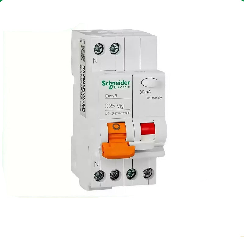 Schneider EA9RN RCBO, EA9RN Vigi Leakage Breaker, 1P+N RCBO, 1-63A C/D Curve Breaker, Residual Current Circuit Breaker, Overload Short-Circuit Protection, Schneider Leakage Protection, DIN Rail RCBO, AC Distribution Safety Breaker