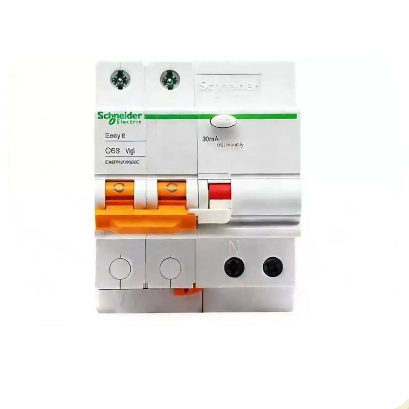 Schneider EA9RN RCBO, EA9RN Vigi Leakage Breaker, 2P RCBO, 1-63A C/D Curve Breaker, Residual Current Circuit Breaker, Overload Short-Circuit Protection, Schneider Leakage Protection, DIN Rail RCBO, AC Distribution Safety Breaker