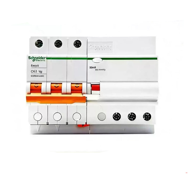 Schneider EA9RN RCBO, 3P EA9RN Vigi Leakage Breaker,  Residual Current Circuit Breaker, Overload Short-Circuit Protection, Schneider Leakage Protection, DIN Rail RCBO, AC Distribution Safety Breaker