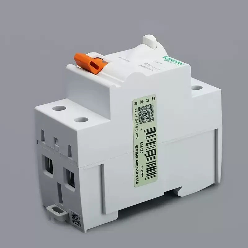Schneider EA9B RCCB, 2P 40A 30mA Leakage Breaker, Type A RCD 25A/63A, DIN Rail Leakage Protector, Residual Current Circuit Breaker, Schneider Electric Safety Switch, 230V 2P Earth Leakage Switch, EA9B2530CA EA9B4030CA EA9B6330CA, Industrial Power Protection