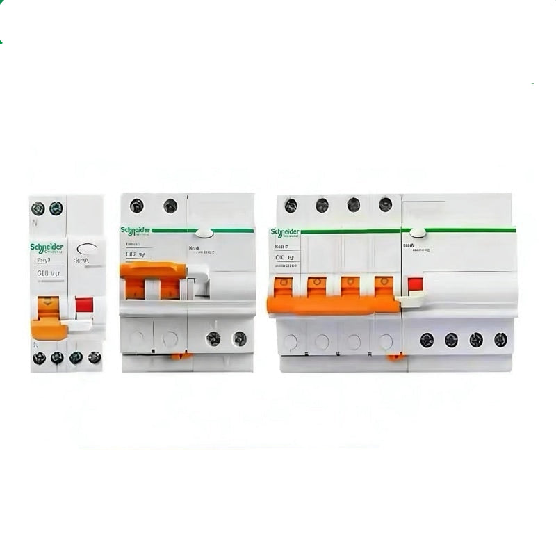 Schneider EA9RN RCBO, EA9RN Vigi Leakage Breaker, 1P+N/2P/3P/4P RCBO, 1-63A C/D Curve Breaker, Residual Current Circuit Breaker, Overload Short-Circuit Protection, Schneider Leakage Protection, DIN Rail RCBO, AC Distribution Safety Breaker