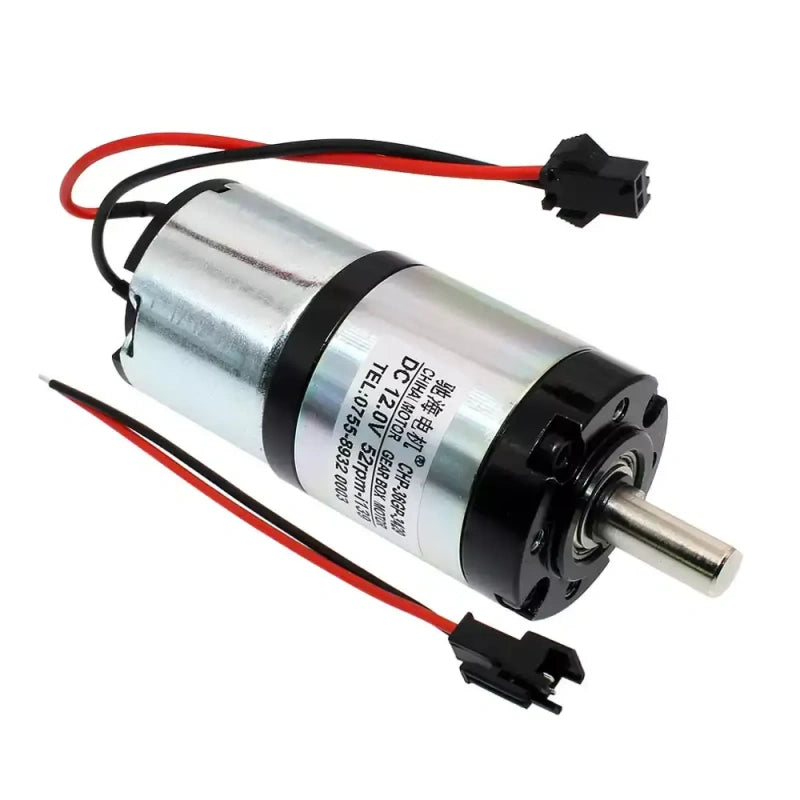 planetary gear dc motor, 36mm dc motor, chihai motor, chr-36gp-3429sk, 12v 24v dc motor, high torque dc motor, metal gear motor, dual ball bearing motor, 8mm shaft dc motor, smart car motor, robotics dc motor, low noise gear motor, heavy duty dc motor, planetary reducer motor, dc motor with connector