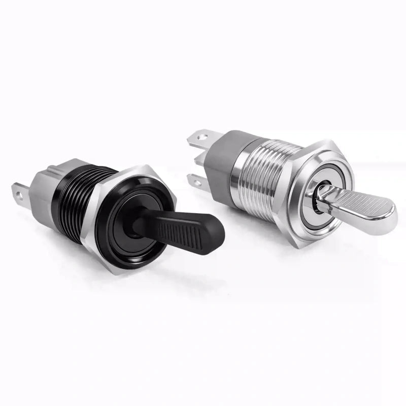 16mm Illuminated Metal Toggle Switch 2/3 Gear