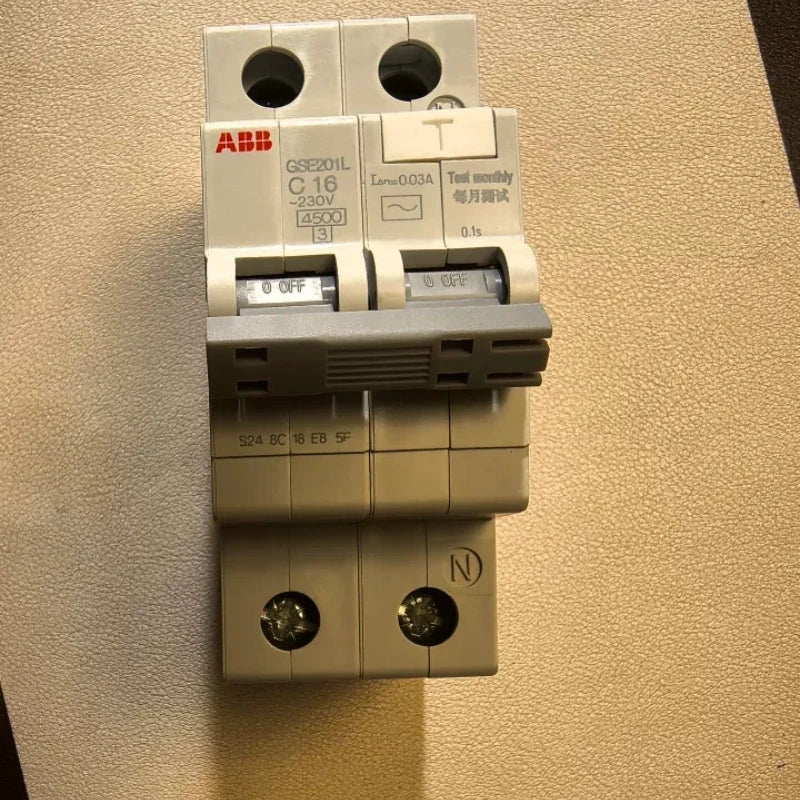 ABB GSE200L, ABB RCBO, GSE200L residual current circuit breaker, ABB earth leakage switch, Integrated leakage circuit breaker, RCBO 3 in 1 protection, overload short circuit leakage protector, 30mA shock protection, AC type RCBO, C curve miniature breaker, 1P+N RCBO, 2P earth leakage breaker, 3P RCBO, 4P residual current breaker, 6A 10A 16A 20A 25A 32A 40A 50A 63A RCBO, DIN rail mount circuit breaker, household distribution box switch