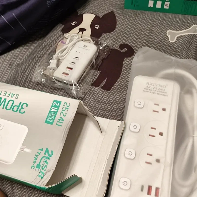 US power strip with USB C, USB charging surge protector, US outlet extension cord, 110V Taiwan power strip, multi port power bar with USB-A USB-C,2 outlet power strip with USB C, 3 outlet US power strip fast charge, 4 outlets surge protector USB type c, 5 plug extension cord USB charging, US 3 prong power strip with USB ports, travel power strip with USB-C, home office power bar with fast charging ports, heavy duty power strip with child safety shutter