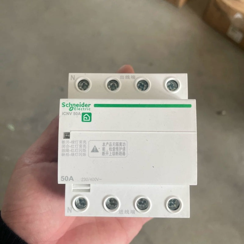 Schneider Acti9 A9 Series iCNV Self-recovery Over & Under Voltage Protector, Household 2P / 4P