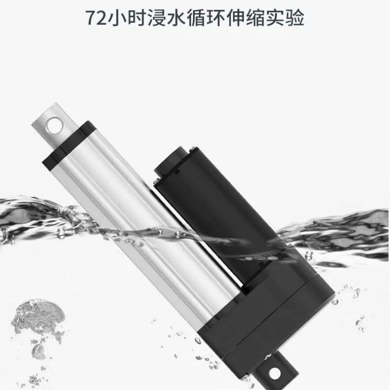 Dual Linear Actuator Kit 3000N 400mm Stroke IP65 Waterproof, DC12V/24V Remote Control Electric Telescopic Rod for Double Swing Gate Opener