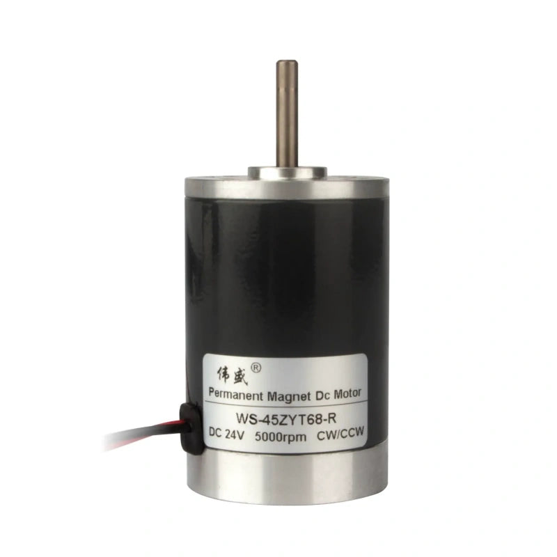 45ZY DC motor,WS?45ZYT89?R motor,12V 24V dc motor,high speed reversible motor,45mm speed adjustable motor,magnetic encoder motor,IP44 dc motor,quiet ball bearing motor,belt sander motor,grinder motor,polishing machine motor,mini industrial motor,16W dc motor