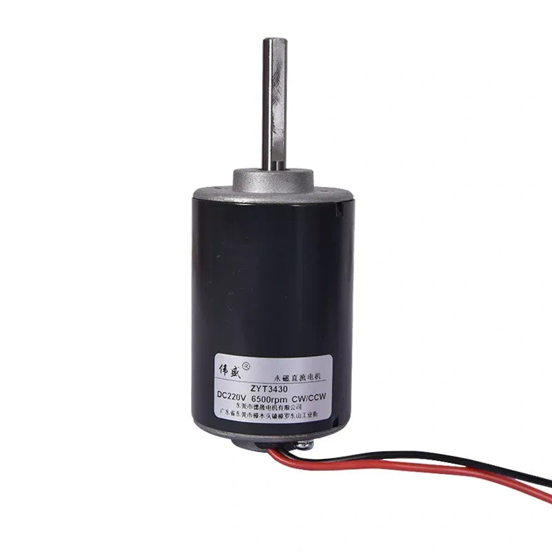 DC220V motor,ZYT3430 motor,long shaft DC motor,high speed mini motor,high power micro motor,DC motor with speed controller,belt sander motor,polishing machine motor,grinder motor,DIY electric motor,220V DC motor kit,industrial small motor,high torque DC motor,micro high speed motor