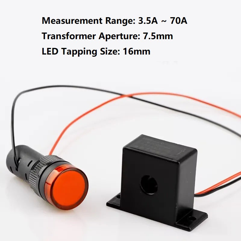 مؤشر تيار LED مع محول تيار
