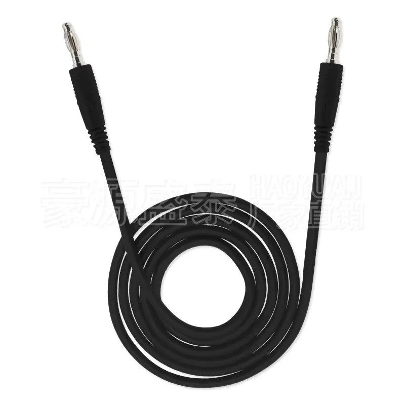 4mm Banana Plug Test Lead, Molded Double End Banana Cable Lantern Type Connector Red/Green/Yellow/Black/Blue