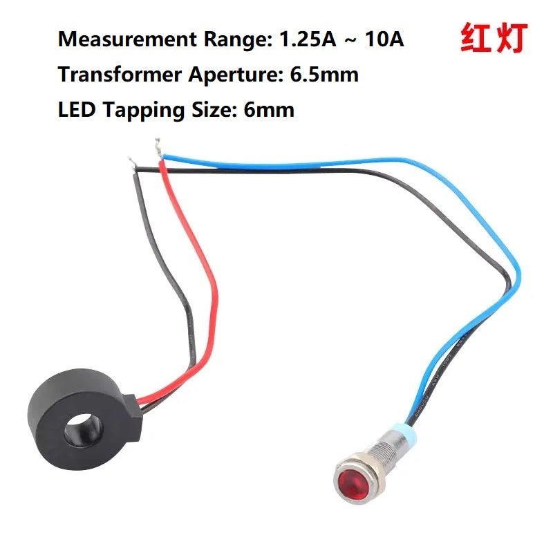 مؤشر تيار LED مع محول تيار