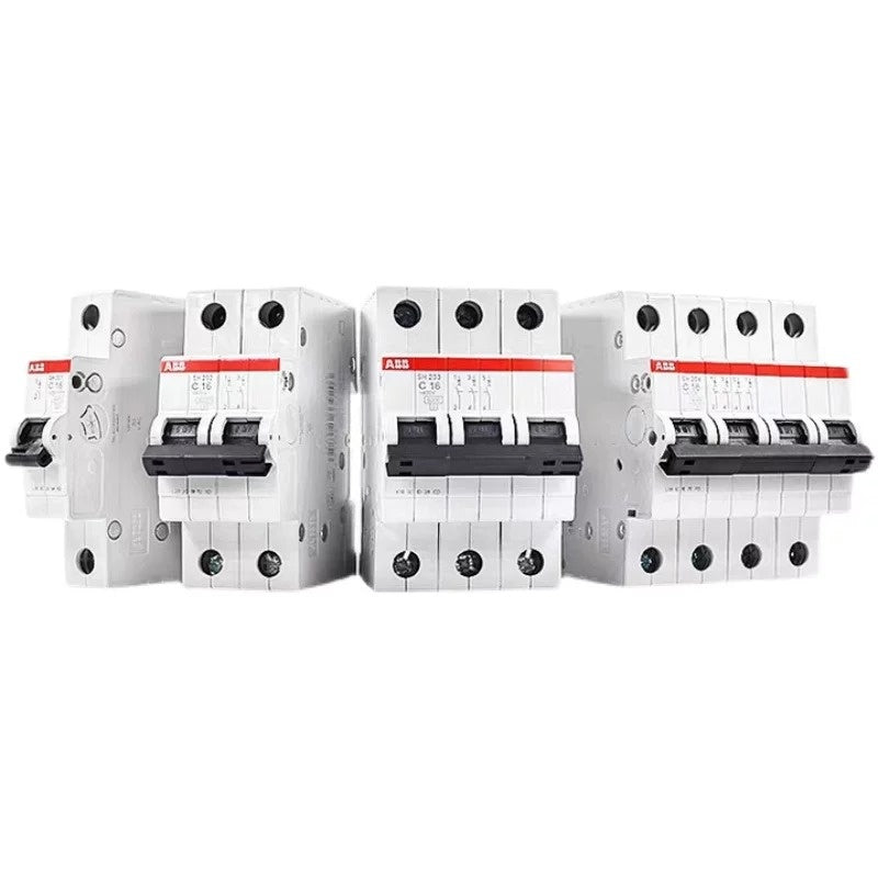 ABB SH200, ABB miniature circuit breaker, SH200 MCB, ABB air switch, 
1P 2P 3P 4P MCB, ABB SH200 1A 2A 3A 4A 6A 10A 16A 20A 25A 32A 40A 50A 63A 80A 100A 125A, DIN rail miniature breaker, C curve D curve B curve MCB, Overload short circuit protection, household distribution circuit breaker, modular air switch, low voltage protection breaker, Genuine original ABB SH200 series, authentic ABB MCB support inspection, res
