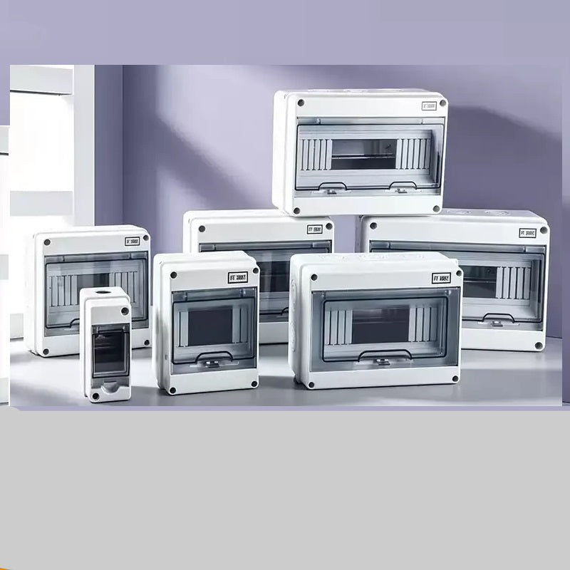 IP65 Waterproof Distribution Box 2/3/5/8/12/15/18/24 Ways Surface Mount MCB Enclosure