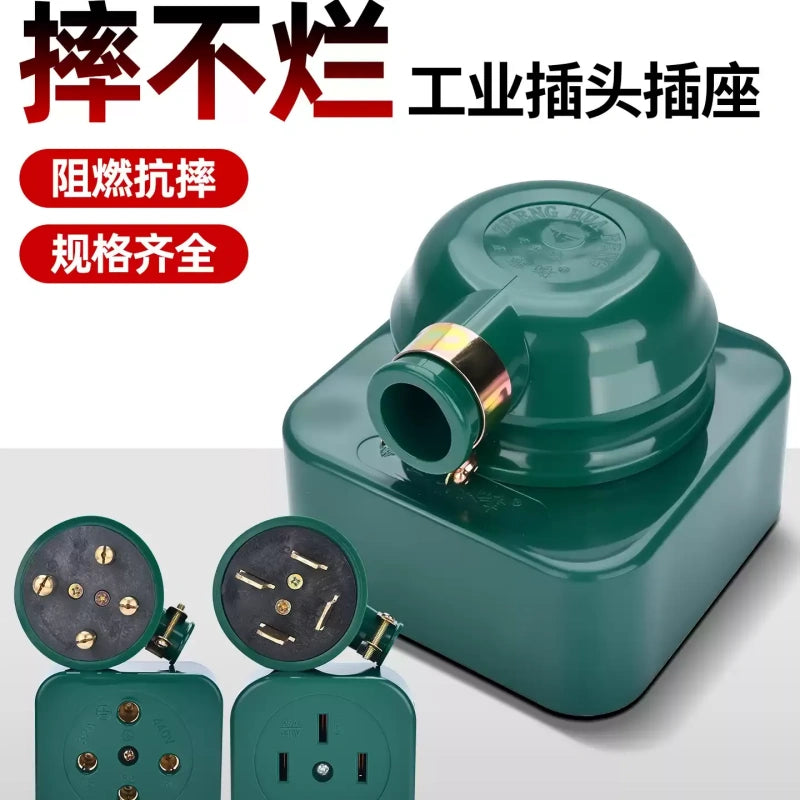 3‑Phase 4‑Wire Industrial Plug Socket 16A/25A/32A/60A 440V Waterproof Power Connector