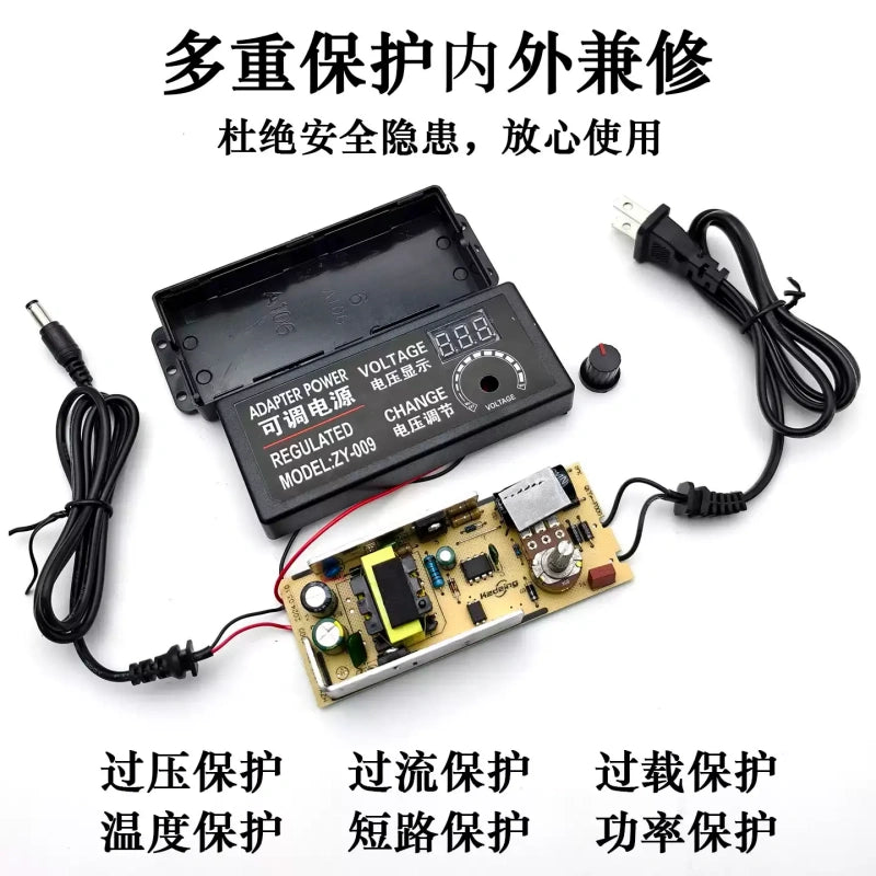 adjustable dc power supply, variable voltage adapter, 3V-36V power adapter, dc motor speed controller, led dimmer power supply,220V to 3-36V power supply, 3A adjustable dc adapter, digital display variable power supply, 5.5*2.5mm dc plug power adapter,overload short circuit protection power supply, over temperature protected power adapter, regulated variable voltage driver,dc fan speed controller, water pump speed regulator, led strip dimmer adapter, small motor power supply