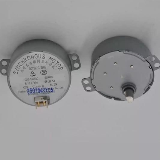 synchronous motor,50TYZ‑0.2B02,ac synchronous motor,claw pole motor,permanent magnet synchronous motor,220v synchronous motor,slow speed motor,heater motor,fan swing motor,blower motor,ac motor 8rpm,home appliance replacement motor