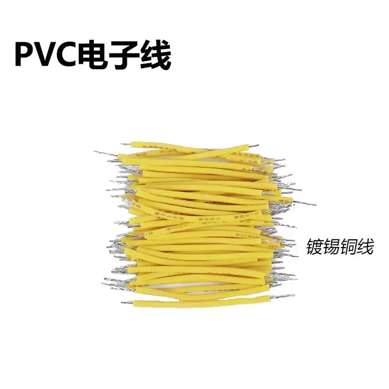 UL1007 jumper wire,pre cut jumper wire,double end tinned wire,1000pcs wire pack,tinned copper short wire,16AWG‑30AWG jumper,30mm 40mm 50mm 60mm wire,pre‑stripped wire,pcb jumper wire,led jumper wire,rohs lead‑free wire,pvc hook‑up wire,electronic short wire,automotive jumper wire,lighting fixture wire,electronic internal wiring
