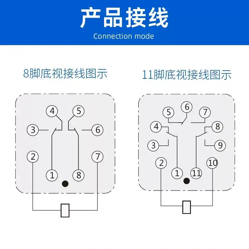 10A Miniature Electromagnetic Intermediate Relay MK2P MK3P JTX-2C JTX-3C JQX-10F-2Z JQX-10F-3Z/ AC220V AC110V DC24V DC12V AC24V AC12V, With/Without Base