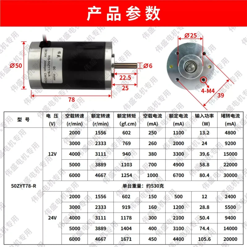 50ZYT DC motor,mini permanent magnet motor,12V DC motor,24V DC motor,reversible dc motor,speed adjustable motor,high speed micro motor,motor with magnetic encoder,IP44 dc motor,cotton candy machine motor,powder shaker motor,small dc motor,vertical mount motor,12W dc motor