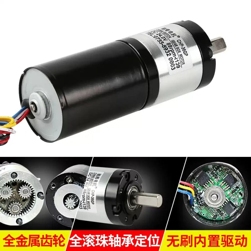 36GP brushless gear motor,BLDC3650 motor,planetary gear reducer motor,brushless dc motor,emergency stop gear motor,all metal gear motor,full ball bearing motor,built?in hall driver motor,dc12?24v gear motor,robot gear motor,smart car motor,36mm gear motor