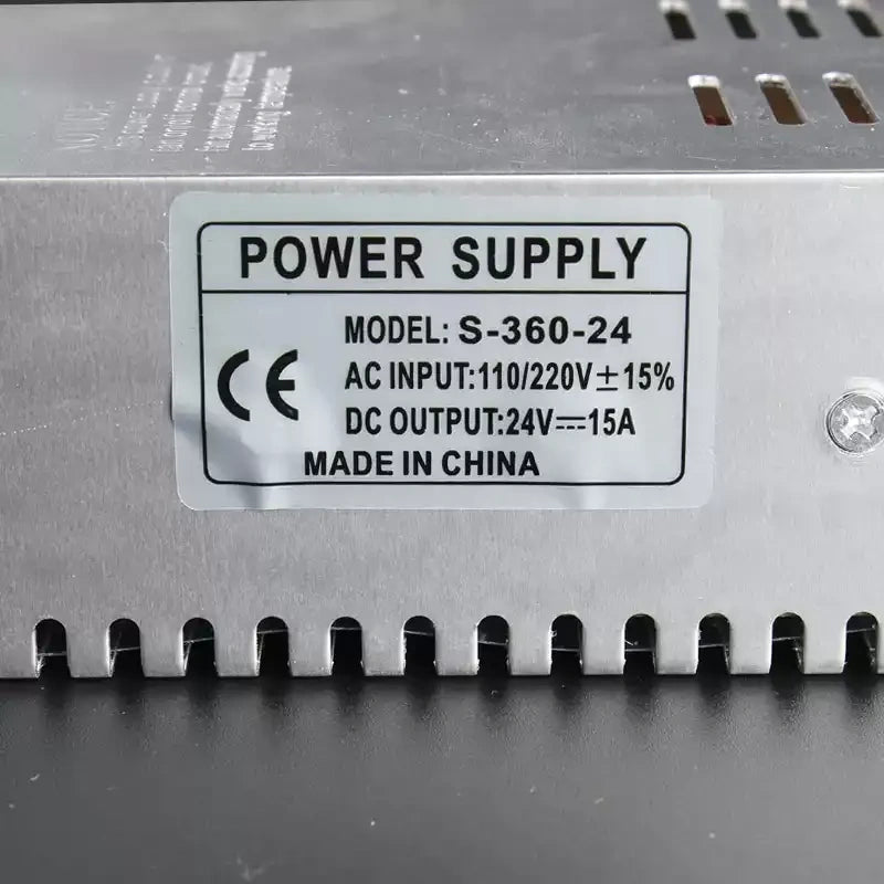 S-360-24 Switching Power Supply 220V AC to 24V DC 15A 360W Transformer, Special Power Supply for Linear Actuator