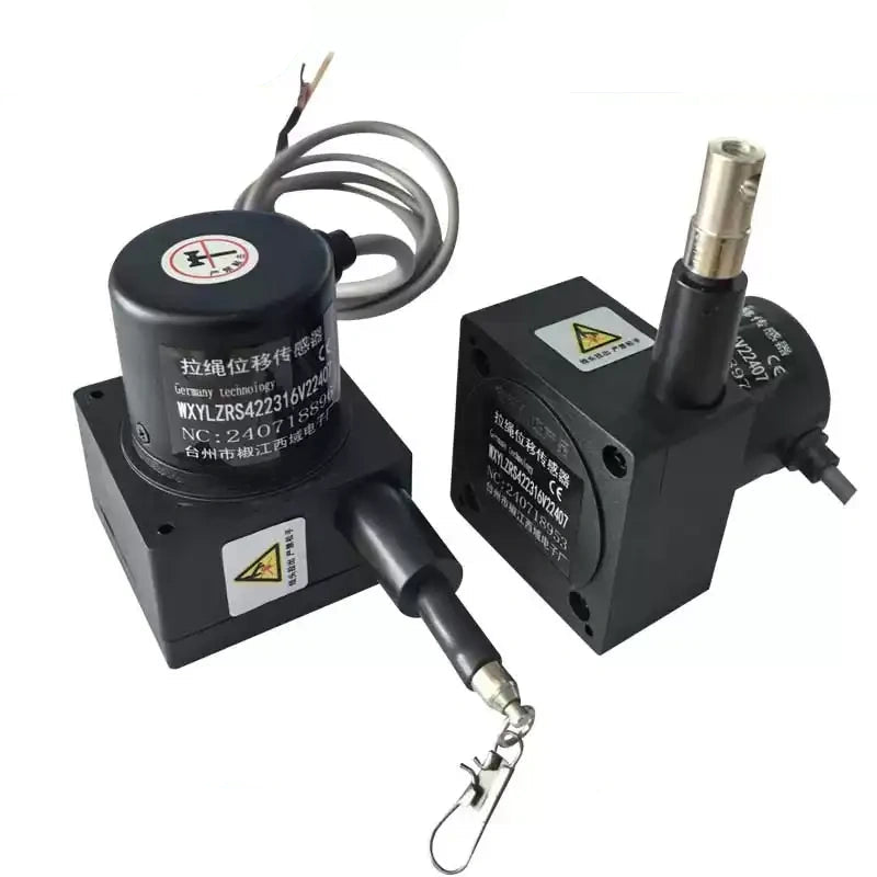 draw wire sensor, pull wire displacement sensor, cable pull encoder, linear position transducer, pull wire encoder, MPS sensor, WPS displacement sensor, WXY31, ES02, ES06, 4-20mA position sensor, RS485 linear sensor, linear displacement encoder, distance transducer, industrial position sensor