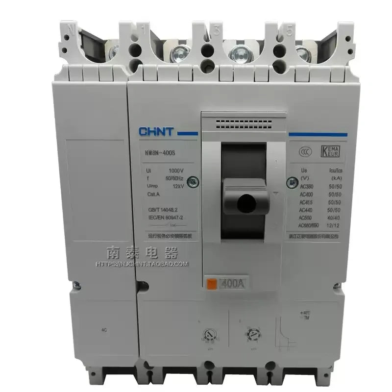 chint nm8n mccb,nm8n 4p moulded case breaker,63a~630a distribution circuit breaker,ac690v overload protection switch