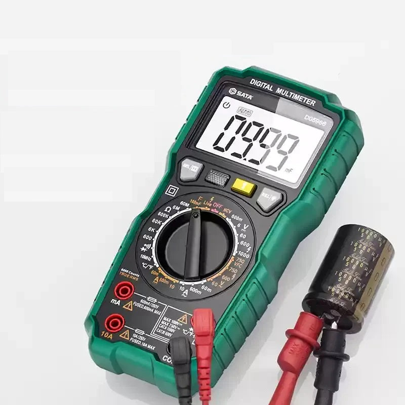 digital multimeter,anti‑burn multimeter,high precision multimeter,electrician multimeter,zero live wire detection,multimeter test leads,sharp tip probe,spare test probes,pv multimeter,photovoltaic multimeter,2000v high voltage multimeter,vfd inverter test,lithium rechargeable multimeter,20a multimeter,capacitance measurement,temperature test,electrical repair tool,d05965,d05966,d05964,d05056,circuit troubleshooting,solar maintenance