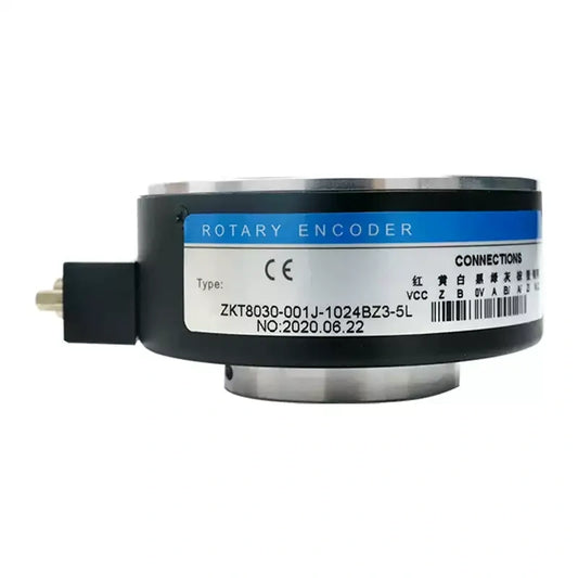 hollow shaft encoder, hollow bore rotary encoder, incremental optical encoder, elevator encoder, hollow shaft pulse sensor,ZKT8030 encoder, Repu type hollow encoder, 25mm hollow bore encoder, 2000PPR hollow shaft encoder, NPN hollow encoder,differential line driver encoder, HTL 24V encoder, large hollow shaft encoder, multi PPR rotary encoder,elevator motor encoder, construction machinery encoder, textile machine encoder, power industry sensor, aerospace motion encoder, 