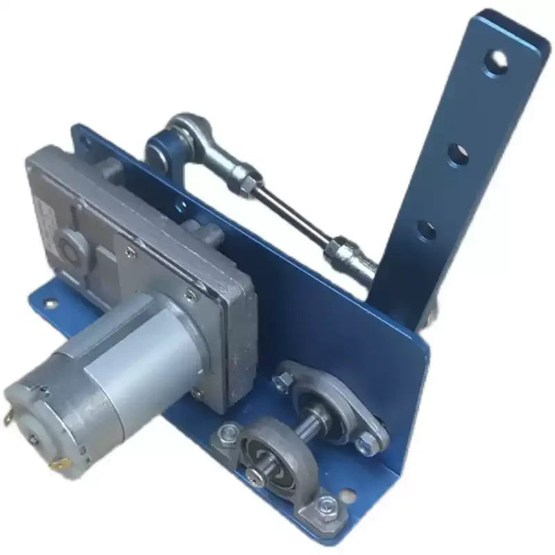 Adjustable Reciprocating Oscillating Motor with Controller, DIY Left Right Swing Actuator 20°-120° adjustable for Bird Swing, Waving, Massage