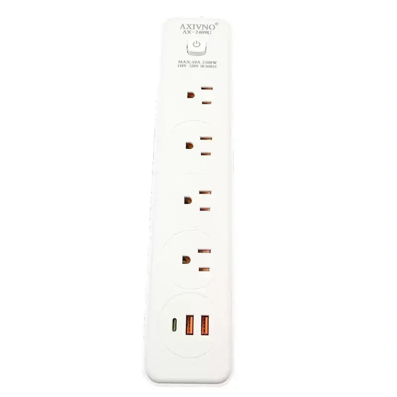 US power strip with USB C, USB charging surge protector, US outlet extension cord, 110V Taiwan power strip, multi port power bar with USB-A USB-C,2 outlet power strip with USB C, 3 outlet US power strip fast charge, 4 outlets surge protector USB type c, 5 plug extension cord USB charging, US 3 prong power strip with USB ports, travel power strip with USB-C, home office power bar with fast charging ports, heavy duty power strip with child safety shutter