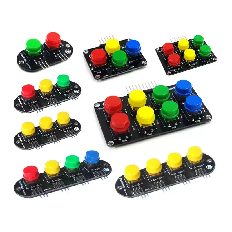 arduino button module,push button arduino,tactile switch module,keypad module,arduino electronic block,big push button,active low button,3.5V 5V keypad,arduino diy parts,robot control button,cross directional keypad,omron style button,electronic experiment module,raspberry pi button module