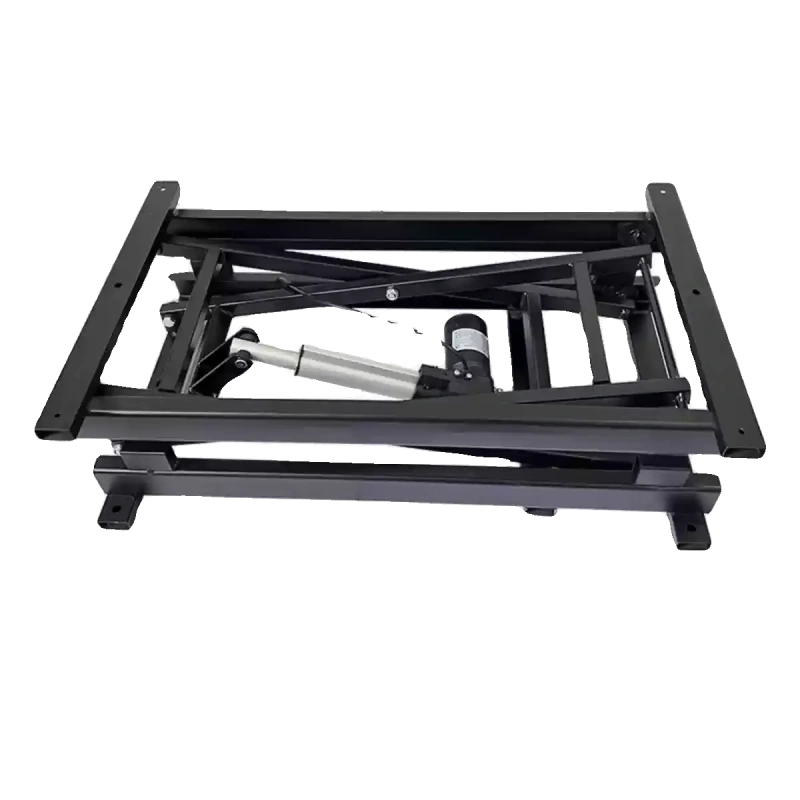 Multi-Function Electric Scissor Lift Frame, Remote Control Automatic Lifting Bracket for Coffee Table, Lab Workbench, Medical Table, Pickup Truck & Drone Equipment